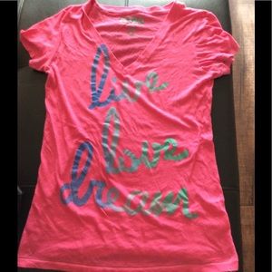 CUTE spring AERO “LIVE LOVE DREAM” T